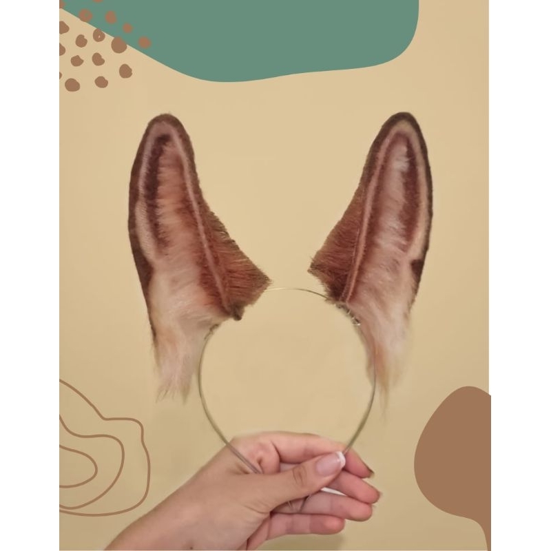 Orelinha de coelho cosplay bunny ears fur
