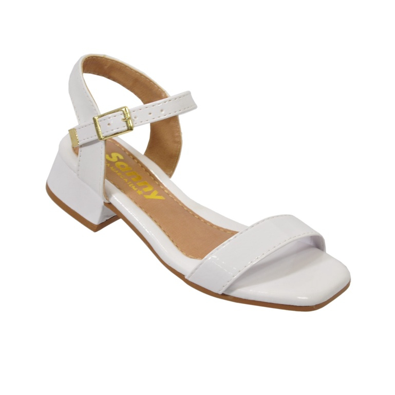 Saltinho de menina infantil sandália feminina salto 3cm