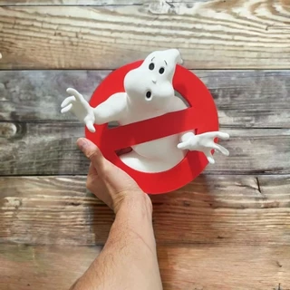 Ícone Decorativo Caça Fantasmas. Fabricado Via Impressão 3d
