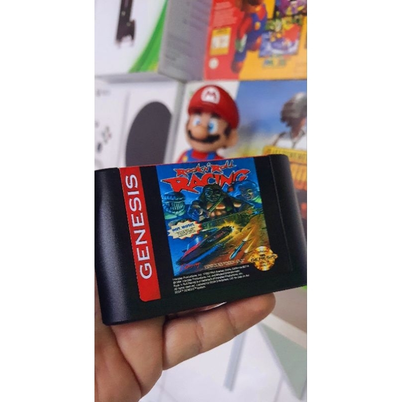 Rock Ń Roll Racing cartucho novo! mega drive