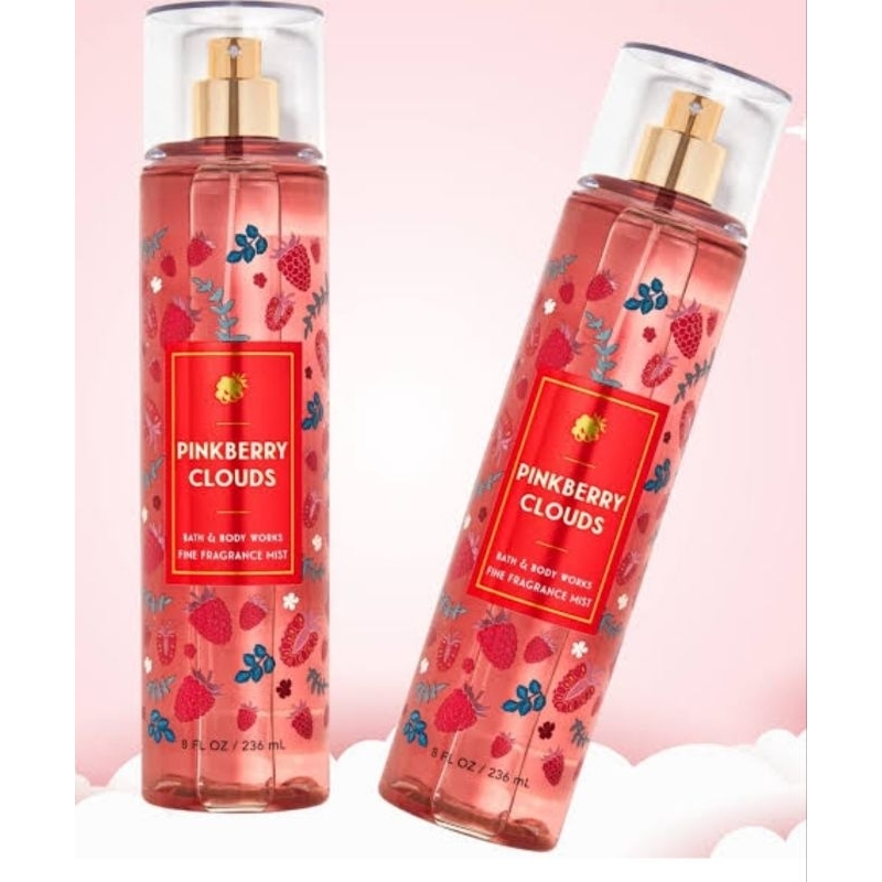 Bath & Body Works Pinkberry Clouds 236ml | Shopee Brasil