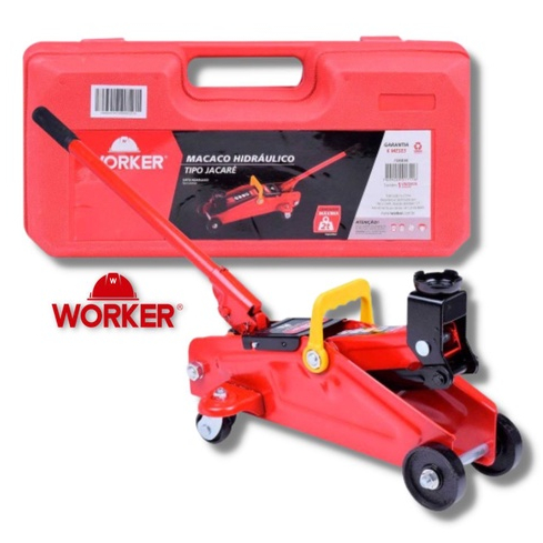 Macaco Hidraulico Jacare 2t Para Carro E Oficina Worker - WORKER-540843 ...