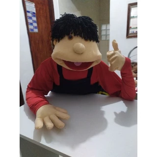 Boneco fantoche feltro