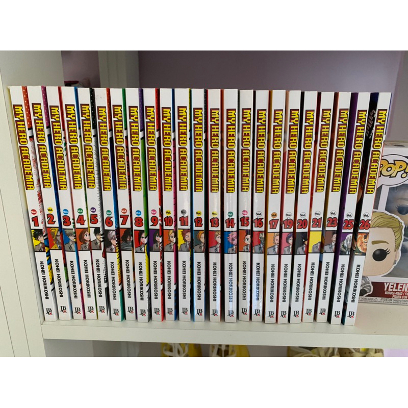 Manga Boku no Hero (1 ao 17, 19 ao 21, 23, 25 e 26)