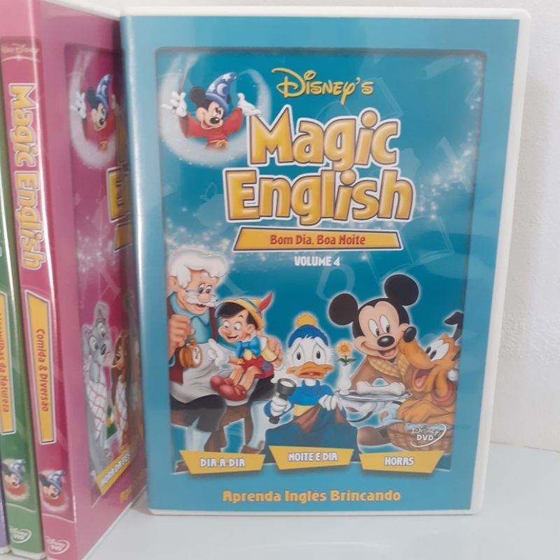 Disney Classicos Magic English Dvd lote coleção original 7