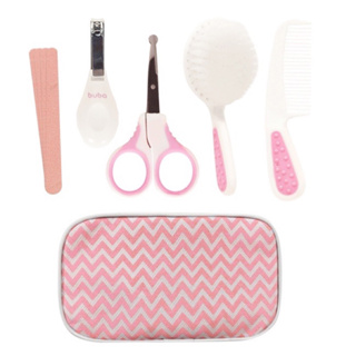 Kit Higiene Buba Cuidados Infantil Bebê Com Estojo 08 Itens Higiene