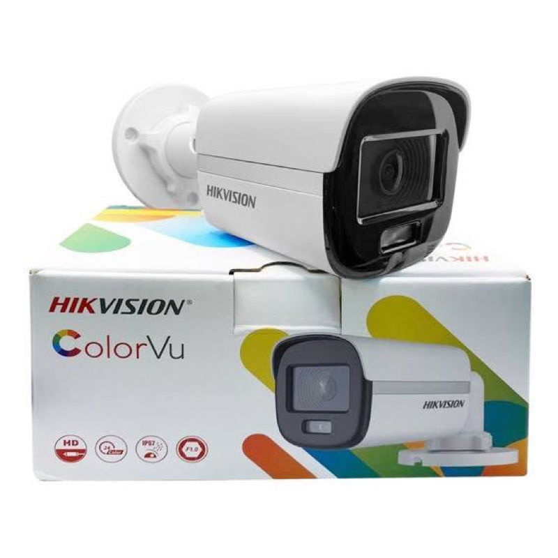 Camera Colorvu Hikvision 2mb/1080p-2.8m-40mts Ds-2ce12df0t-f