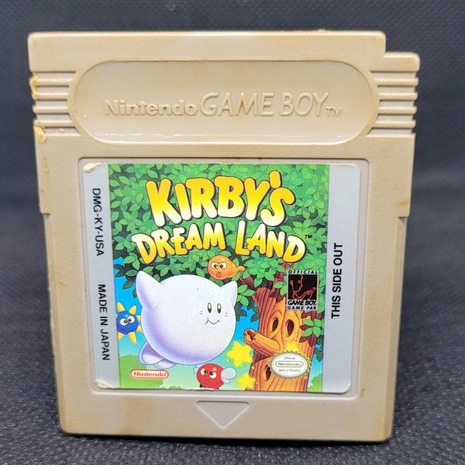 Jeu Game Boy – Kirby's Dream Land – Version Originale Authentique – état Correct