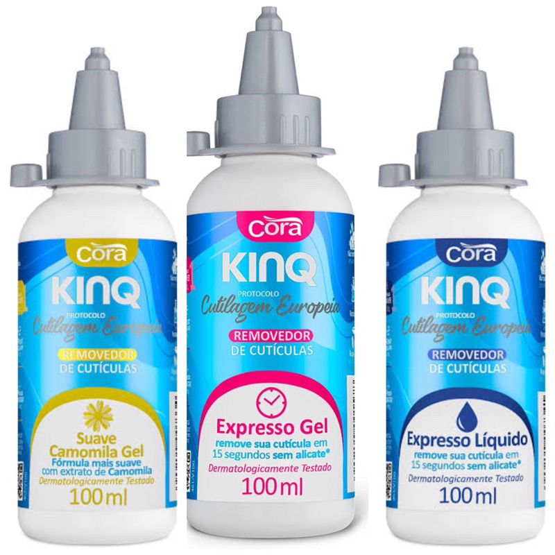 Kinq Liquido Removedor de Cutículas Cora 100ml - Escolher | Shopee Brasil