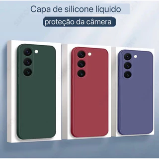 Capinha Com camurça por dentro para S22/S22PLUS/S22ULTRA capa com veludo por dentro básica