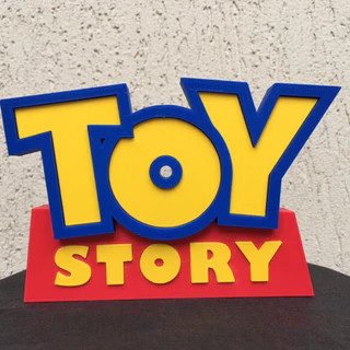 PLACA DECORATIVA - TOY STORY - COLECIONÁVEIS - IMPRESSÃO 3D