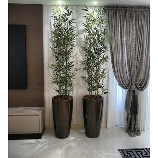 planta bambu artificial 1haste 1mt/sem o vaso