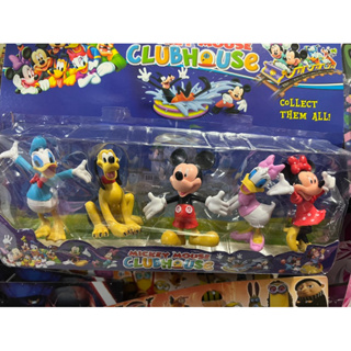 kit Cartela do Mickey Mouse com 5 bonecos Turma completa do Mickey Envio Imediato
