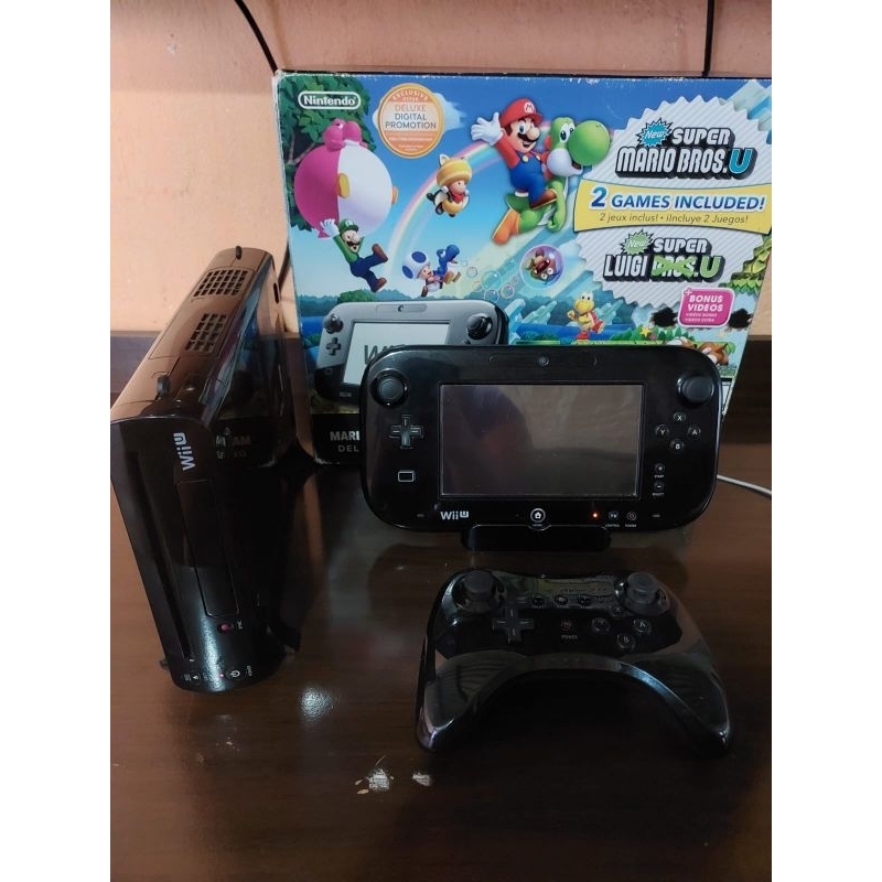 Nintendo Wii U Deluxe Set Mario e Luigi Shopee Brasil
