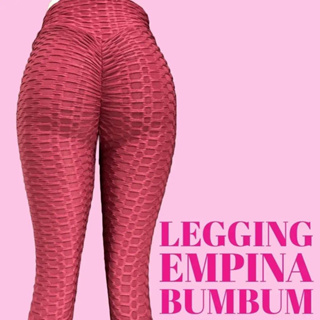 Calça Legging Bolha Disfarça Celulite Textura Envio Imediato