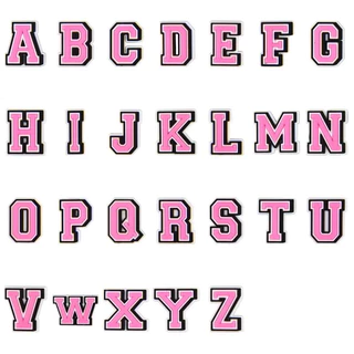 Jibbitz enfeite Pim para crocs e babuche BARBIE letras rosa