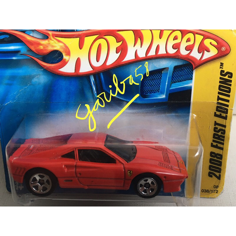 Hot Wheels 1/64 Ferrari GTO #38/40 – Mainline 2008 First Editions (Marron)