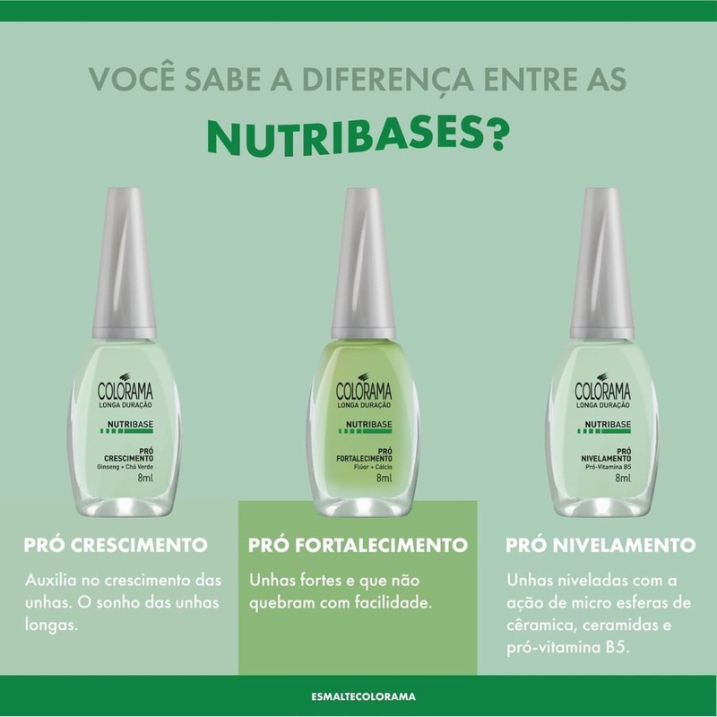 Base Colorama Nutribase Pró Fortalecimento Crescimento Nivelamento ...