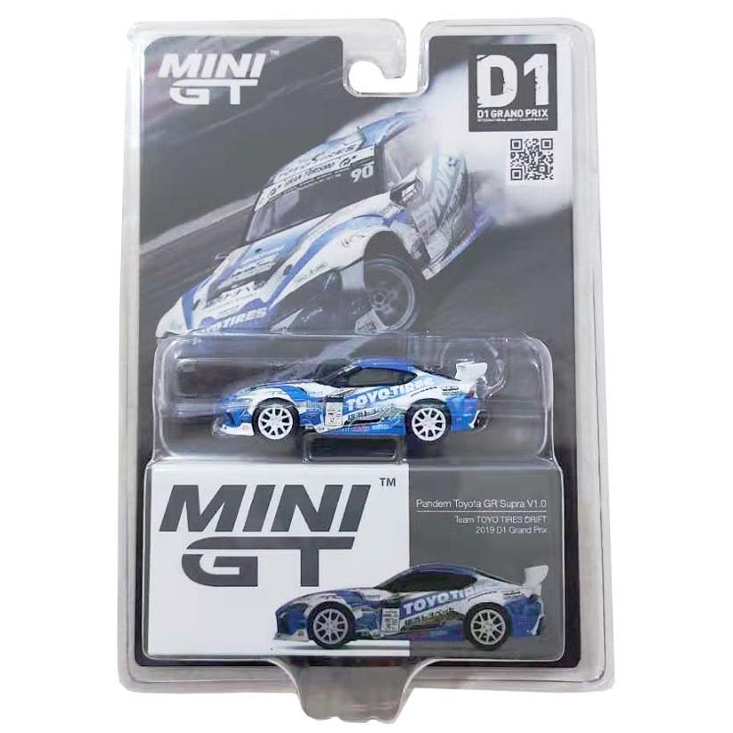Mini GT MGT00233-D1 233 Pandem Toyota GR Supra V1.0 Team TOYO