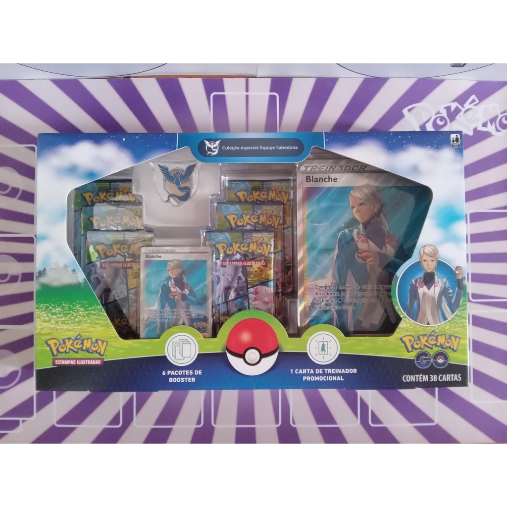 Box de Cartas - Pokémon GO - Coleção Especial: Equipe Sabedoria