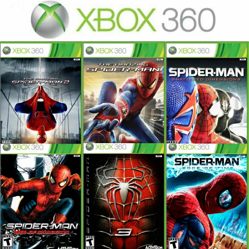 Xbox 360 jogos do homem aranha