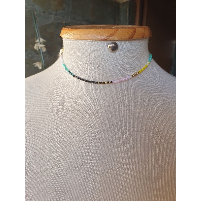 Colar Feminino o Verão que mudou minha vida / Choker de Miçangas / Gargantilha De Miçanguinhas Novidade / Moda Praia