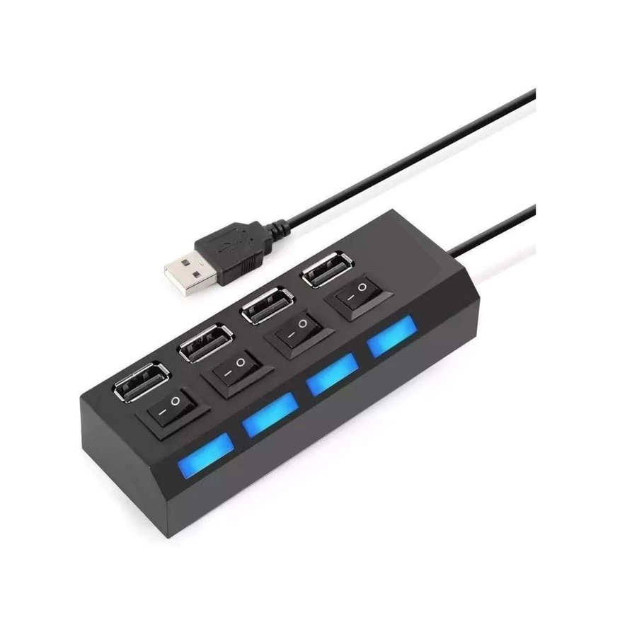 Hub Usb Portas Adaptador E Expansor Pen Drive Tv Mouse Teclado Shopee Brasil