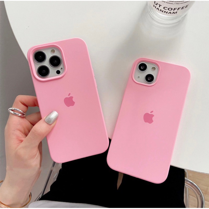 Capa Case Silicone Aveludada ROSA BEB ROSA DANONE Para IPHONE X XS 