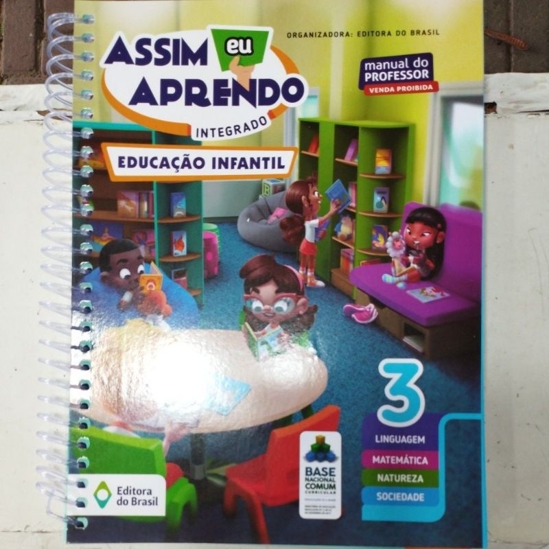 Assim Eu Aprendo Integrado 3 Educação Infantil Livro Do Professor Novo Shopee Brasil 9334