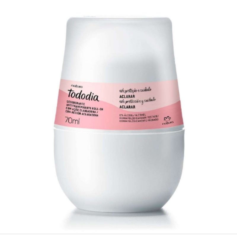 Desodorante Natura Aclarar Clareador Rollon 70ml
