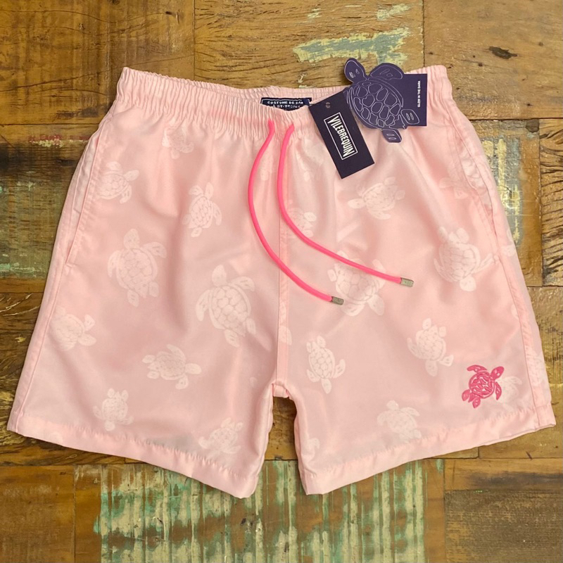 Bermuda Vilebrequin Aqua Print Tartaruga Rosa