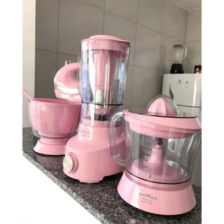 Espremedor de Frutas Rosa Não Acompanha Liquidificador ou Batedeira