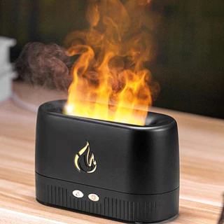 Difusor De Aroma De Chama USB Umidificador De Ar Ultrassônico Criador De Névoa Fria LED Lâmpada Difusora De Óleo em Oferta na Shopee