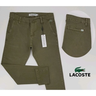 Calça sarja best sale masculina lacoste