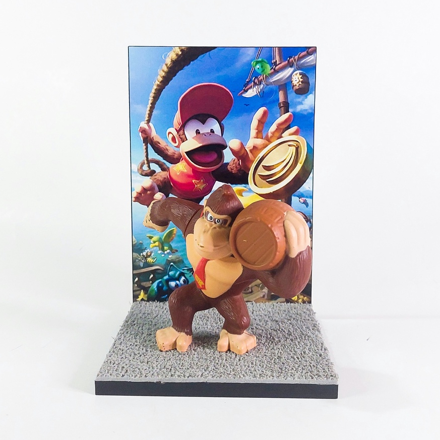 CAOF Cenário Diorama Donkey Kong Modelo Vertical - Custom Arts