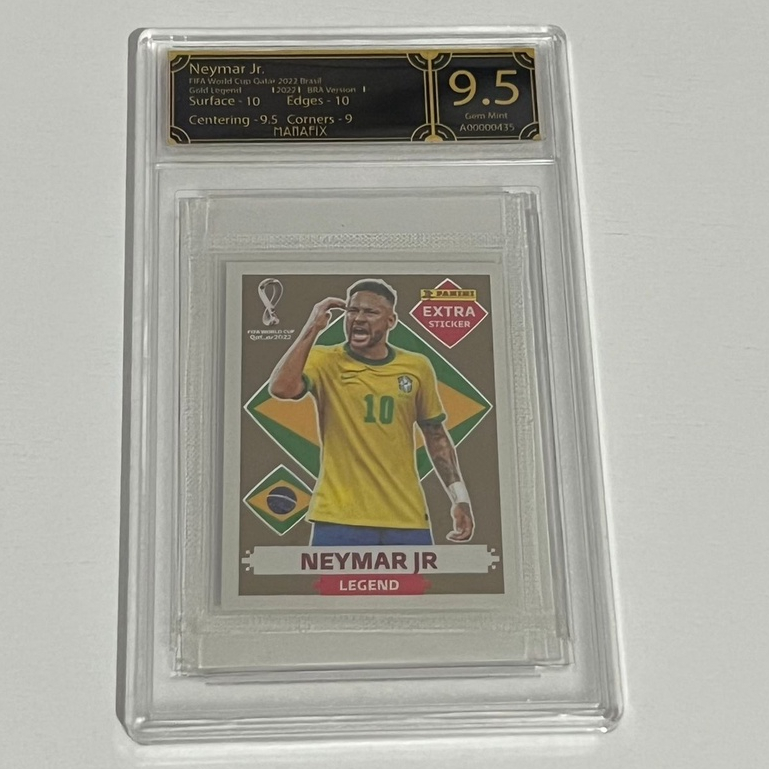 FIGURINHA NEYMAR OURO EXTRA LEGENDS DA COPA DO MUNDO DE 2022 ORIGINAL DA PANINI