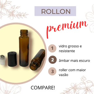 10 frascos vidro âmbar 10ml Premium (vidro grosso ) tampa preta em Oferta na Shopee