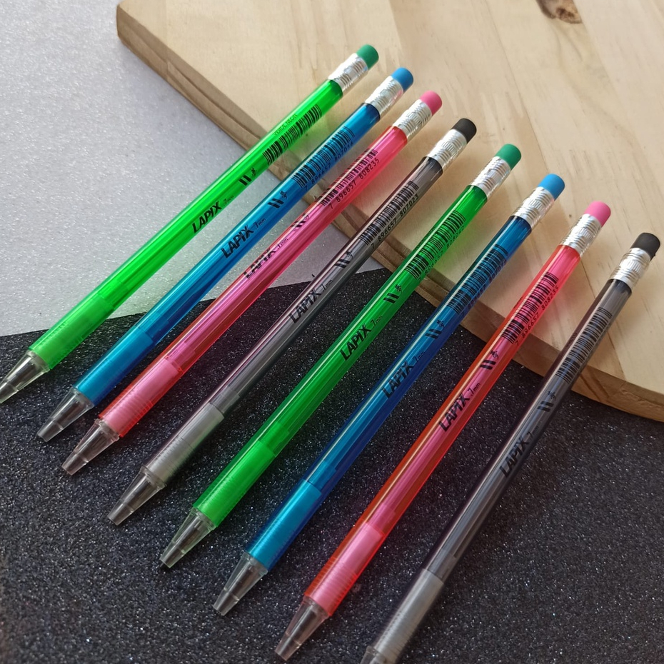 Lapiseira LAPIX 0.7 mm | Rosa, verde, azul ou preto - cores