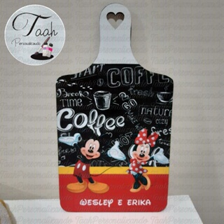 Tabua de Cozinha Mickey e Minnie