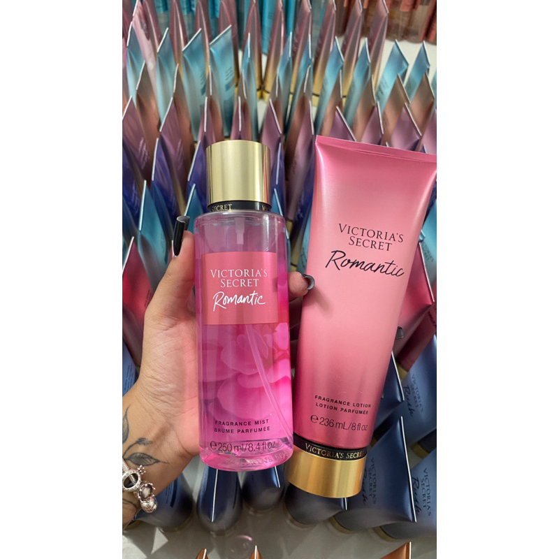kit Body Splash + Creme Victoria’s Secret Romantic | Shopee Brasil
