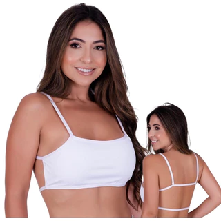 kit 5 Top Gringa Cropped Blogueirinha Costa Nua