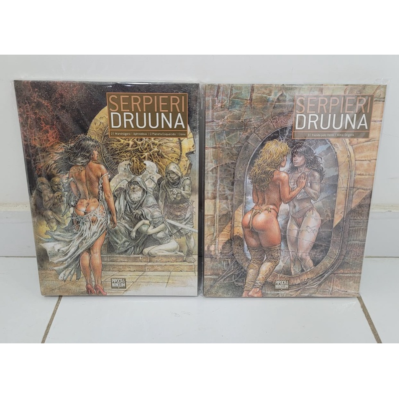 Druuna Vol. 2 e 3 - Pipoca e Nanquim - Sarpieri Druuna HQ