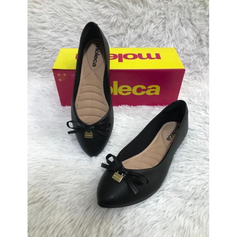 Sapatilhas molecas best sale bico fino