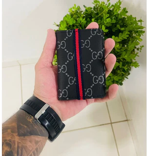 Carteira Masculina Slim Porta Cartoes Grife