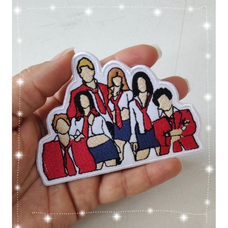 Patch Termocolante turma RBD em Bordado 10 cm | Shopee Brasil