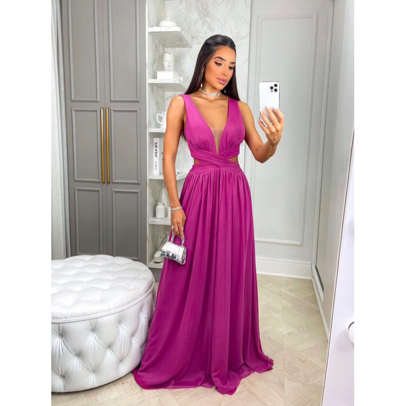 Vestido Madrinha Liso na Black Friday 2025 | BuscaProdutos