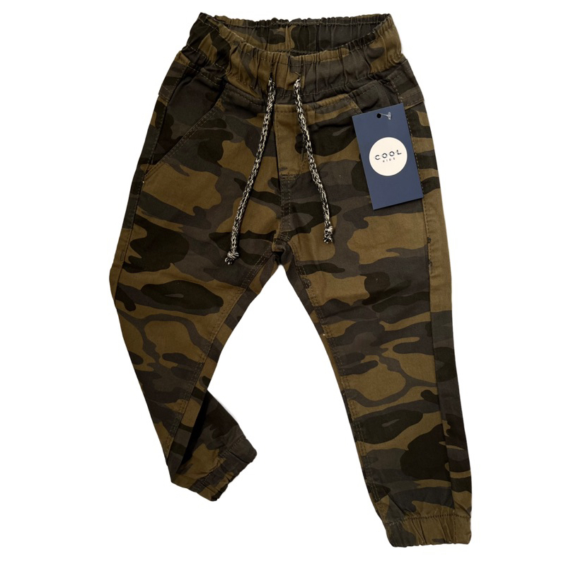 Calça jogger 2024 camuflada infantil