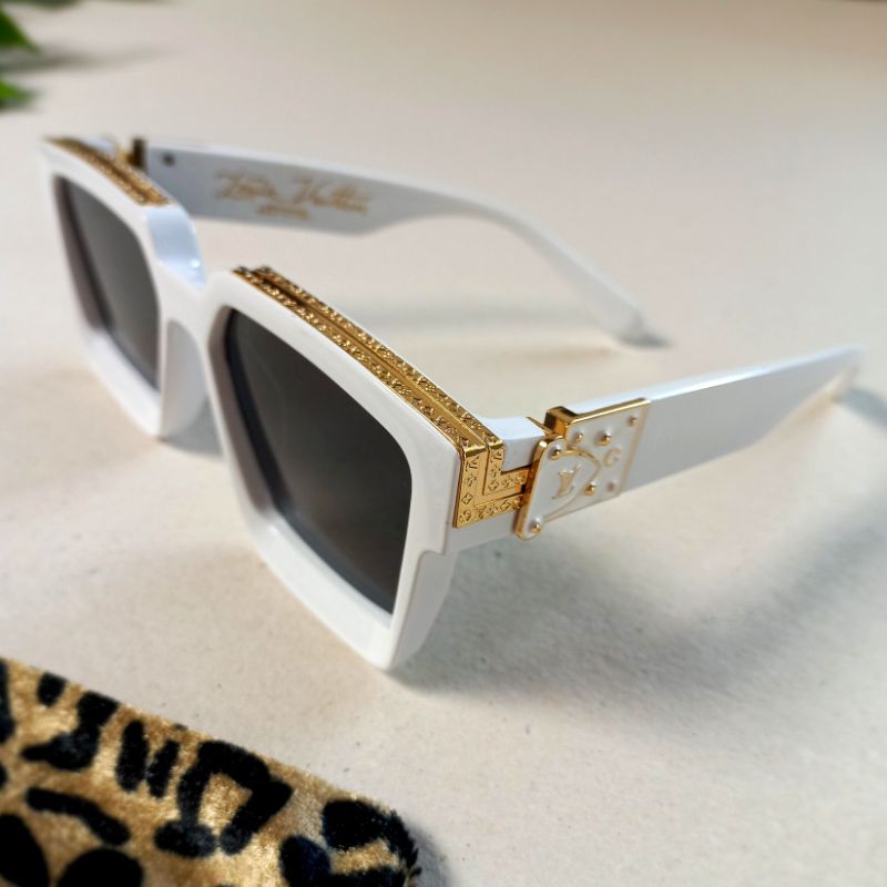 Óculos de sol importado unissex masculino feminino Louis Vuitton  Millionaire - Corre Que Ta Baratinho