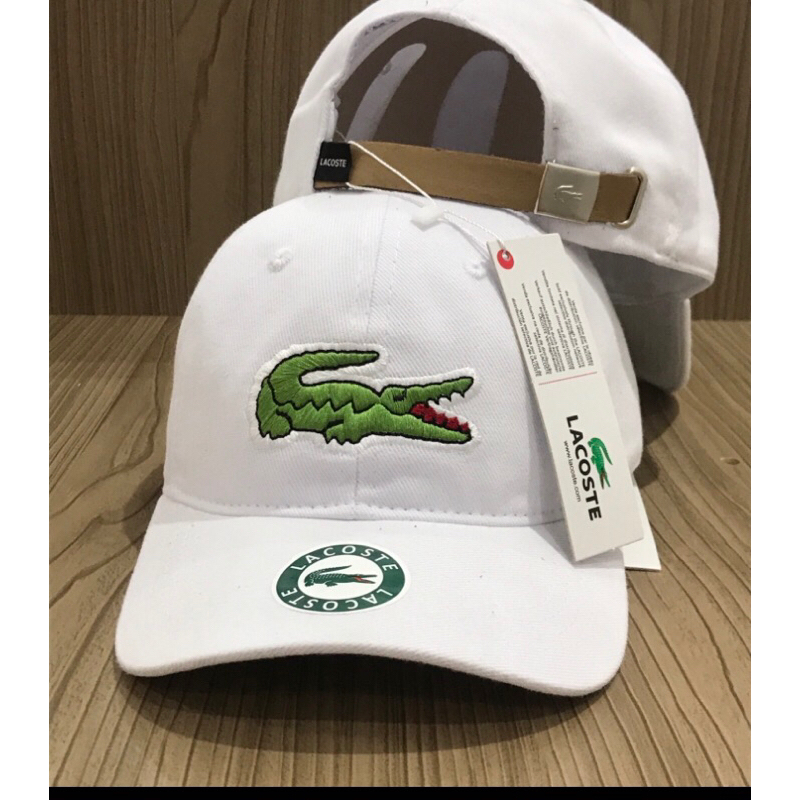 boné Bordado Big Croc, fitão em couro-envio.