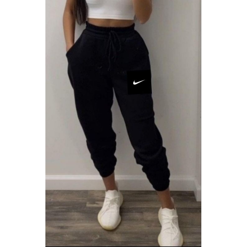 Calça feminina moletom hot sale nike